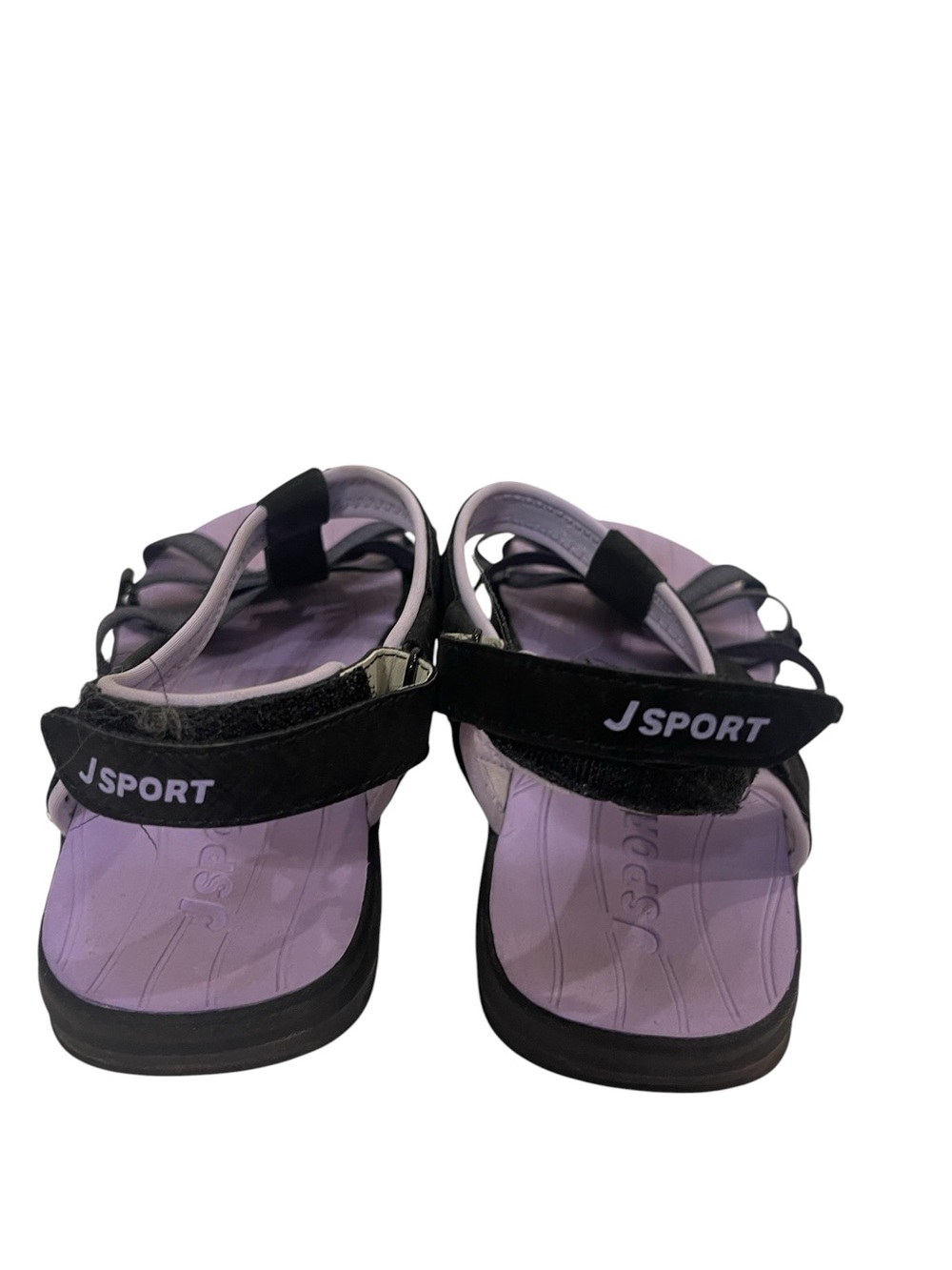 Women’s J Sport Kaia Purple Black Strappy Comfort Sandals - Picture 5 of 6